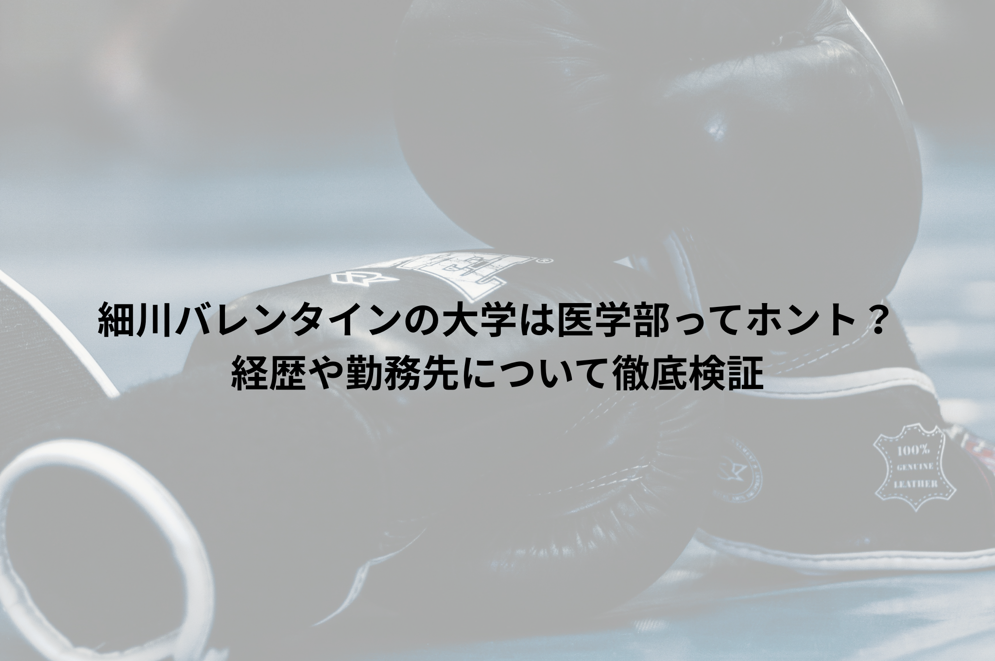 ボクシンググローブ