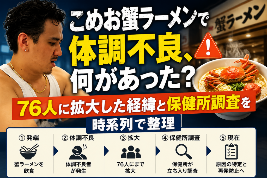 こめお何があった？