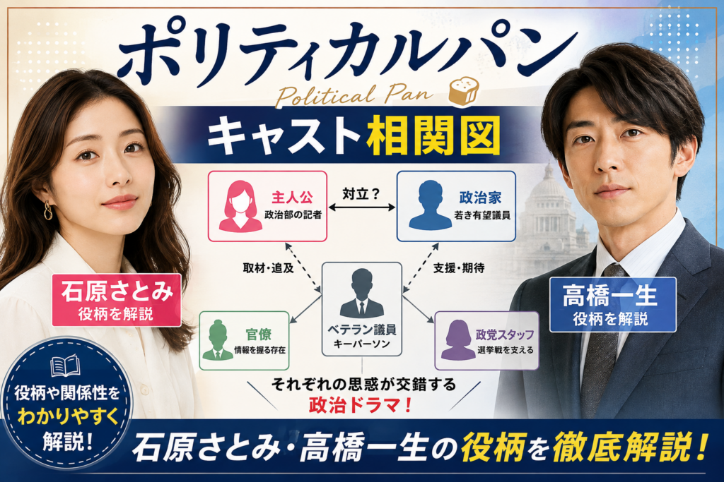 ポリティカルパンのキャスト相関図