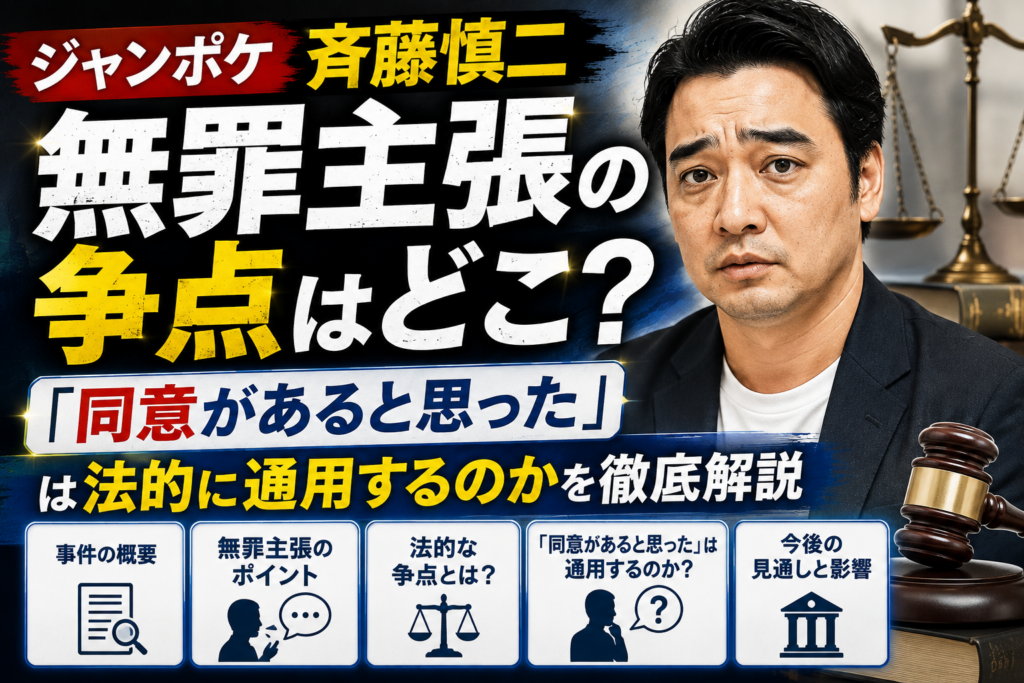 ジャンポケ斉藤慎二裁判