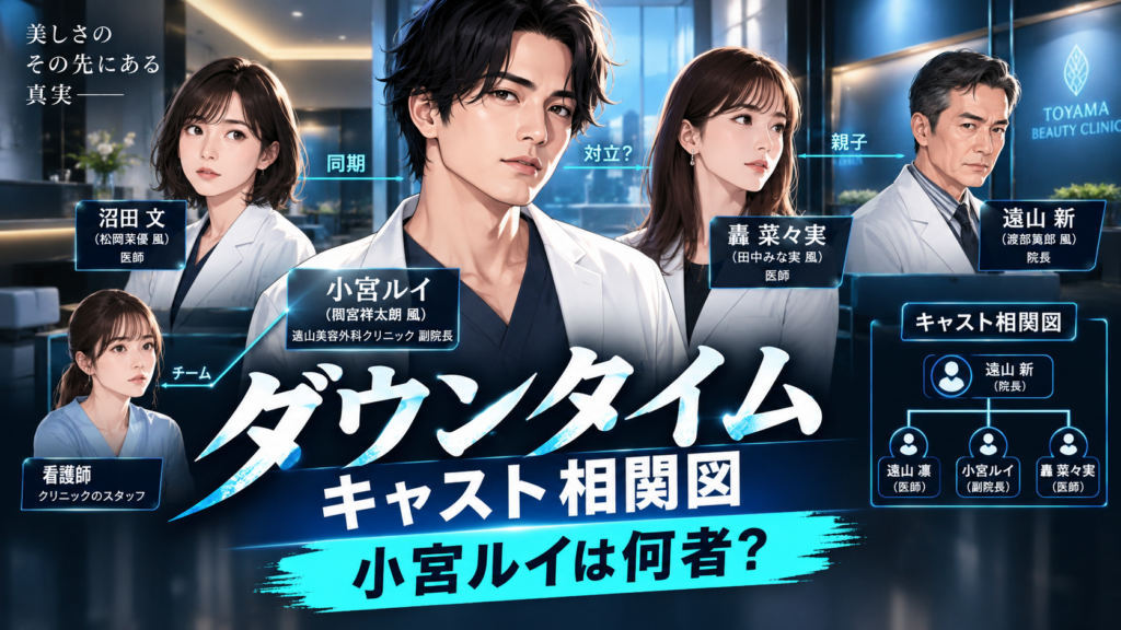 『ダウンタイム』のキャスト・相関図