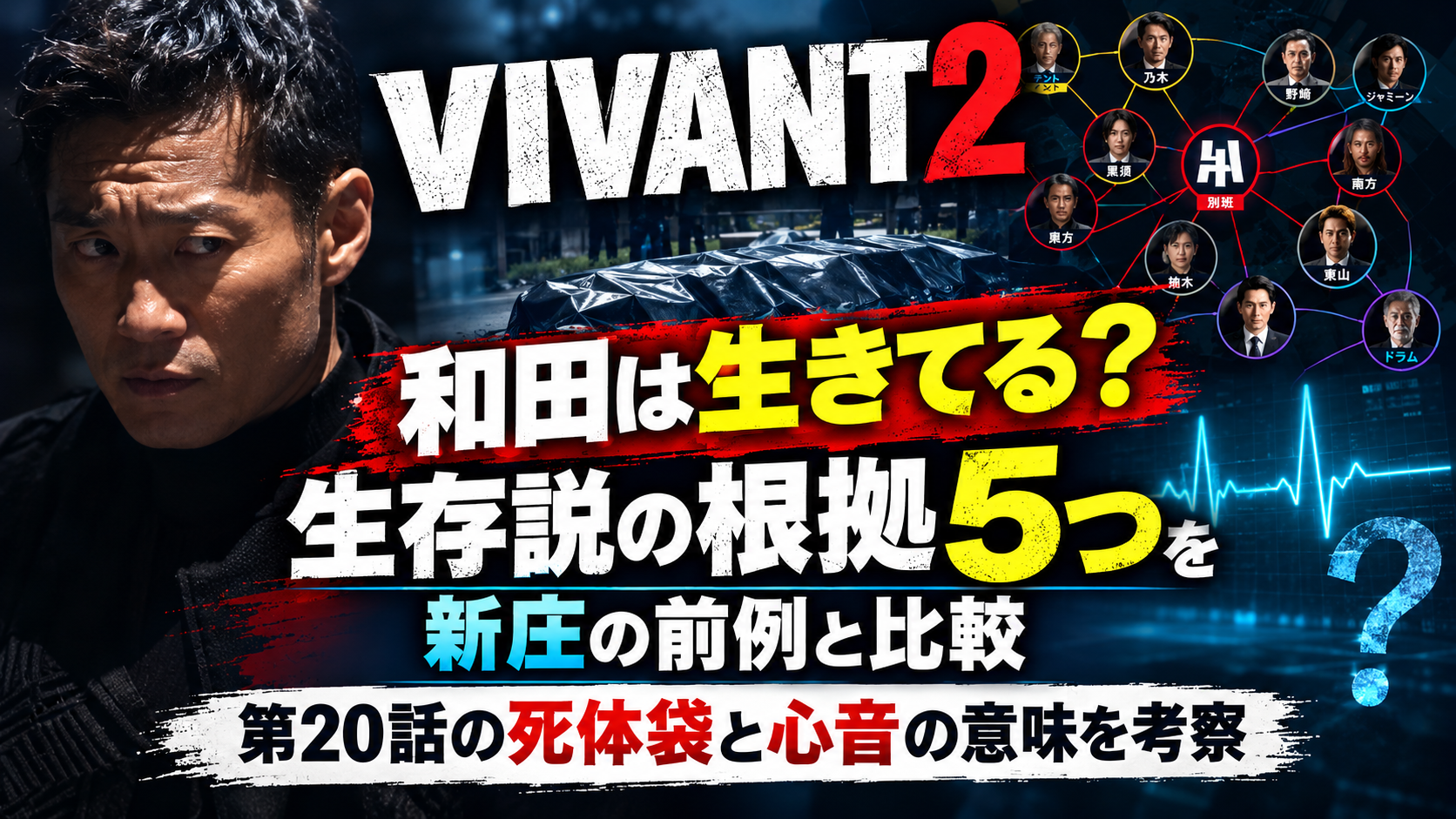 【VIVANT2】和田は生きてるかについて
