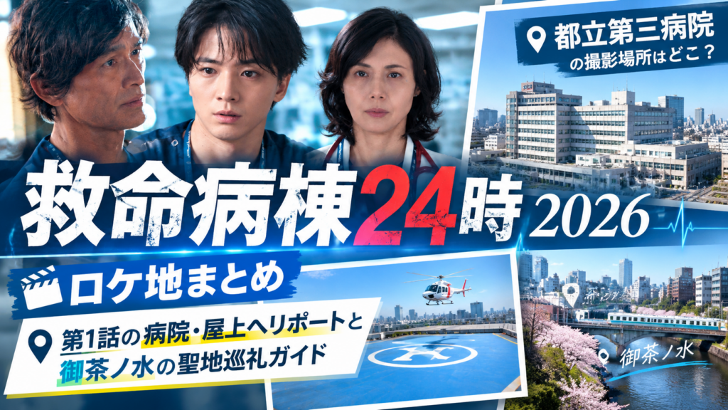 救命病棟24時のロケ地情報