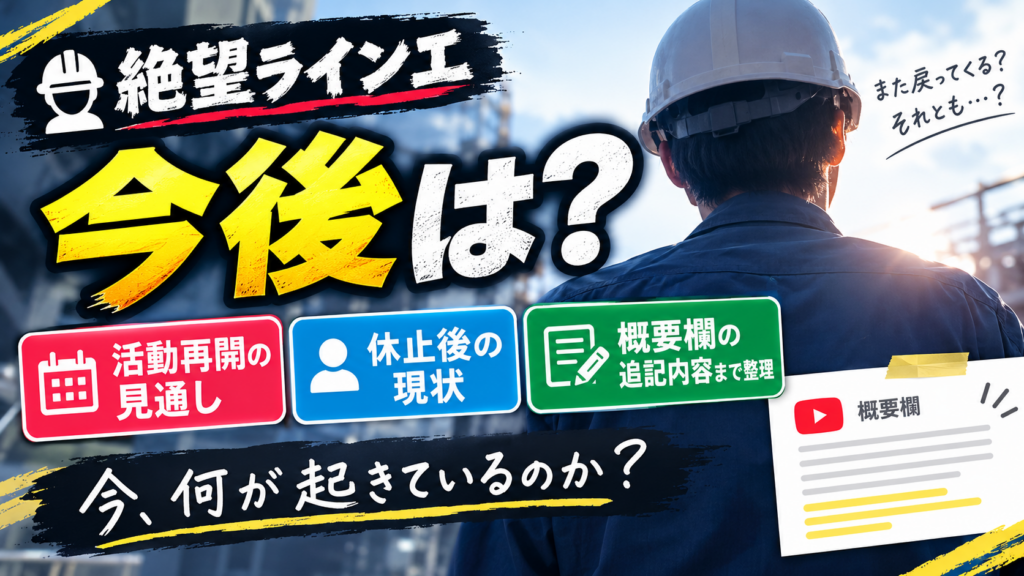 絶望ライン工 今後